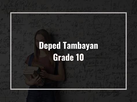 deped tambayan grade 10|Deped Tambayan .